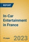 In-Car Entertainment in France - Product Image
