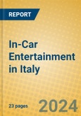 In-Car Entertainment in Italy- Product Image