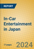 In-Car Entertainment in Japan- Product Image