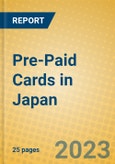 Pre-Paid Cards in Japan- Product Image
