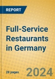 Full-Service Restaurants in Germany- Product Image