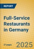 Full-Service Restaurants in Germany- Product Image