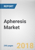 Apheresis Market by Product, Method, Procedure, Component, and End User - Global Opportunity Analysis and Industry Forecast, 2017-2023- Product Image