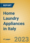 Home Laundry Appliances in Italy- Product Image