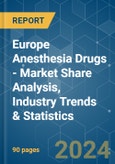 Europe Anesthesia Drugs - Market Share Analysis, Industry Trends & Statistics, Growth Forecasts 2019 - 2029- Product Image