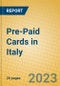 Pre-Paid Cards in Italy - Product Thumbnail Image