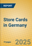 Store Cards in Germany- Product Image