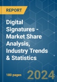 Digital Signatures - Market Share Analysis, Industry Trends & Statistics, Growth Forecasts 2019 - 2029- Product Image