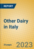 Other Dairy in Italy- Product Image