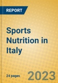 Sports Nutrition in Italy- Product Image
