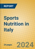 Sports Nutrition in Italy- Product Image