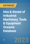Hire & Rental of Industrial Machinery, Tools & Equipment Oceania Database - Product Image