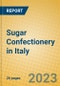 Sugar Confectionery in Italy - Product Image