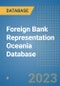 Foreign Bank Representation Oceania Database - Product Image