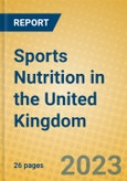 Sports Nutrition in the United Kingdom- Product Image