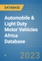 Automobile & Light Duty Motor Vehicles Africa Database - Product Thumbnail Image