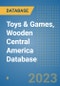 Toys & Games, Wooden Central America Database - Product Image