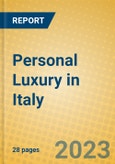 Personal Luxury in Italy- Product Image