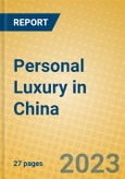 Personal Luxury in China- Product Image
