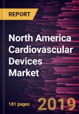 North America Cardiovascular Devices Market to 2027 - Regional Analysis and Forecasts By Device, Pacemaker, Stent, Defibrillator, Cardiac Catheter, Guidewire, Heart Valve, Event Monitor, and Others); Application, End User, and Country- Product Image