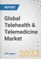 Global Telehealth & Telemedicine Market by Component (Software & Services (RPM, Real-Time), Hardware (Monitors)), Delivery (On-Premise, Cloud-based), Application (Teleradiology, Telestroke, TelelCU), End-user (Provider, Payer) & Region - Forecast to 2028 - Product Image