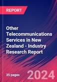 Other Telecommunications Services in New Zealand - Industry Research Report- Product Image