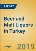 Beer and Malt Liquors in Turkey- Product Image