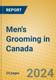 Men's Grooming in Canada- Product Image