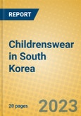 Childrenswear in South Korea- Product Image