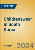 Childrenswear in South Korea- Product Image