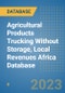Agricultural Products Trucking Without Storage, Local Revenues Africa Database - Product Image