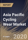 Asia Pacific Cycling Wear Market By Distribution Channel (Hypermarket and Supermarket, Sports Variety Stores, E-commerce and Other Distribution Channels), By Product (Cycle wear apparel and Cycle wear accessories), By Country, Industry Analysis and Forecast, 2020 - 2026- Product Image