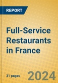 Full-Service Restaurants in France- Product Image