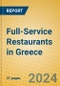 Full-Service Restaurants in Greece - Product Image