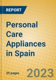 Personal Care Appliances in Spain- Product Image
