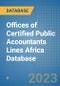 Offices of Certified Public Accountants Lines Africa Database - Product Thumbnail Image