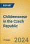 Childrenswear in the Czech Republic - Product Image