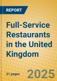 Full-Service Restaurants in the United Kingdom- Product Image