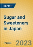Sugar and Sweeteners in Japan- Product Image