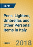 Pens, Lighters, Umbrellas and Other Personal Items in Italy- Product Image