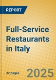 Full-Service Restaurants in Italy- Product Image