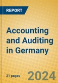 Accounting and Auditing in Germany- Product Image