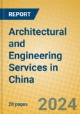 Architectural and Engineering Services in China- Product Image