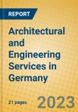 Architectural and Engineering Services in Germany- Product Image