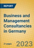 Business and Management Consultancies in Germany- Product Image
