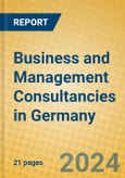 Business and Management Consultancies in Germany- Product Image