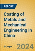 Coating of Metals and Mechanical Engineering in China- Product Image