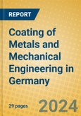 Coating of Metals and Mechanical Engineering in Germany- Product Image