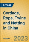 Cordage, Rope, Twine and Netting in China- Product Image