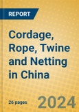 Cordage, Rope, Twine and Netting in China- Product Image